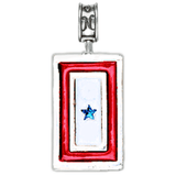 Blue Star Flag Pendant