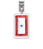 Blue Star Flag Charm