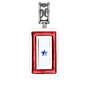 Blue Star Flag Charm