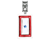 Blue Star Flag Charm