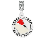 Military Jewelry, Military Charms, Military Gifts,  Desert Shield Desert Storm Campaign