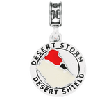 Military Jewelry, Military Charms, Military Gifts,  Desert Shield Desert Storm Campaign