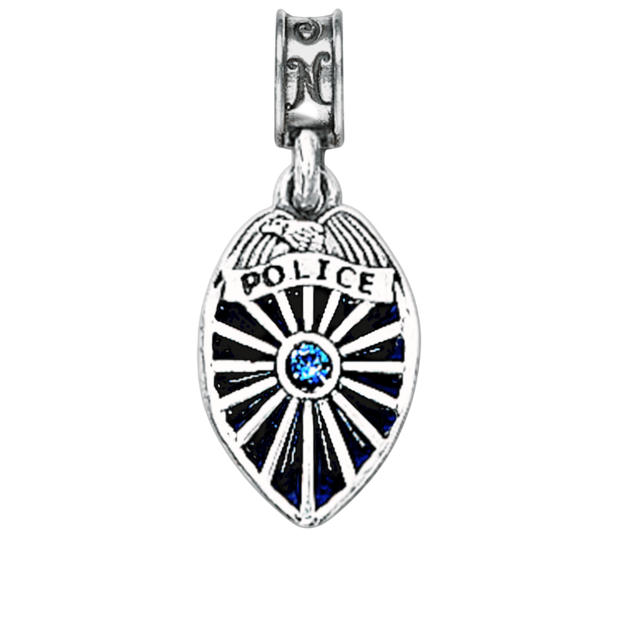 Civilian Police Badge Charm