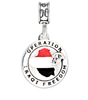 Operation Iraqi Freedom Sterling Silver Charm, military jewelry, military charms