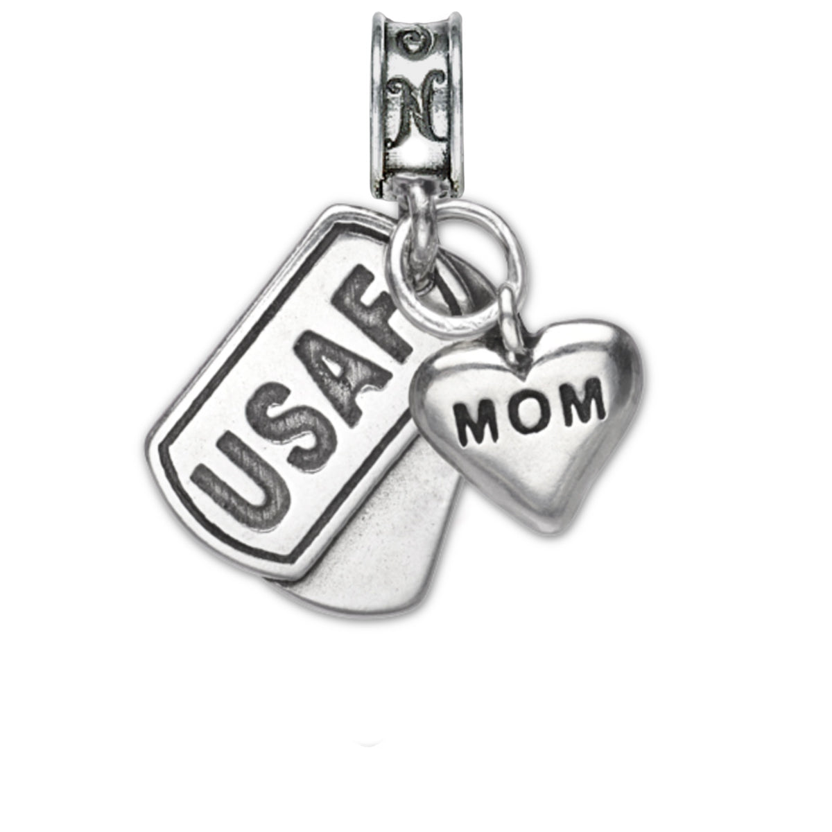 Air Force Dog Tag Charm
