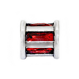 Bright Stripe Bead Charm