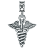 Military Jewelry, Military Charms, Military Gifts, Caduceus, Medical Charm