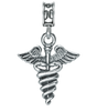 Military Jewelry, Military Charms, Military Gifts, Caduceus, Medical Charm