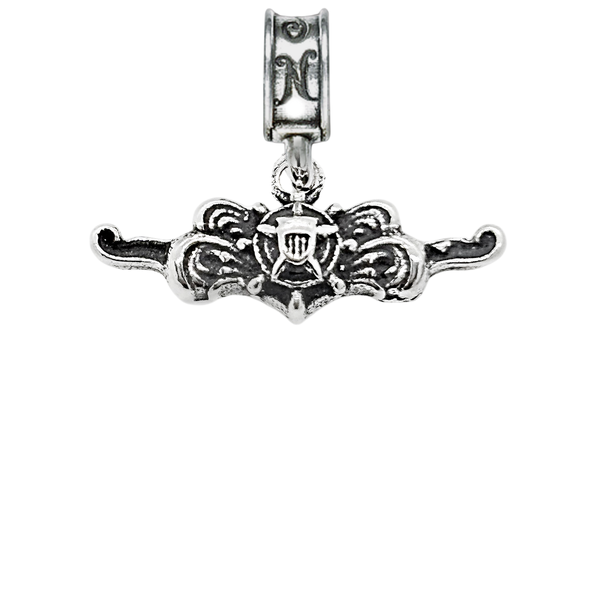 Coast Guard Cutterman Sterling Silver Charm