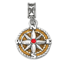 Road Less Traveled Compass Charm