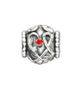 Military Charm, Deployed, Deployment Jewelry, The Red Bead Story Charm