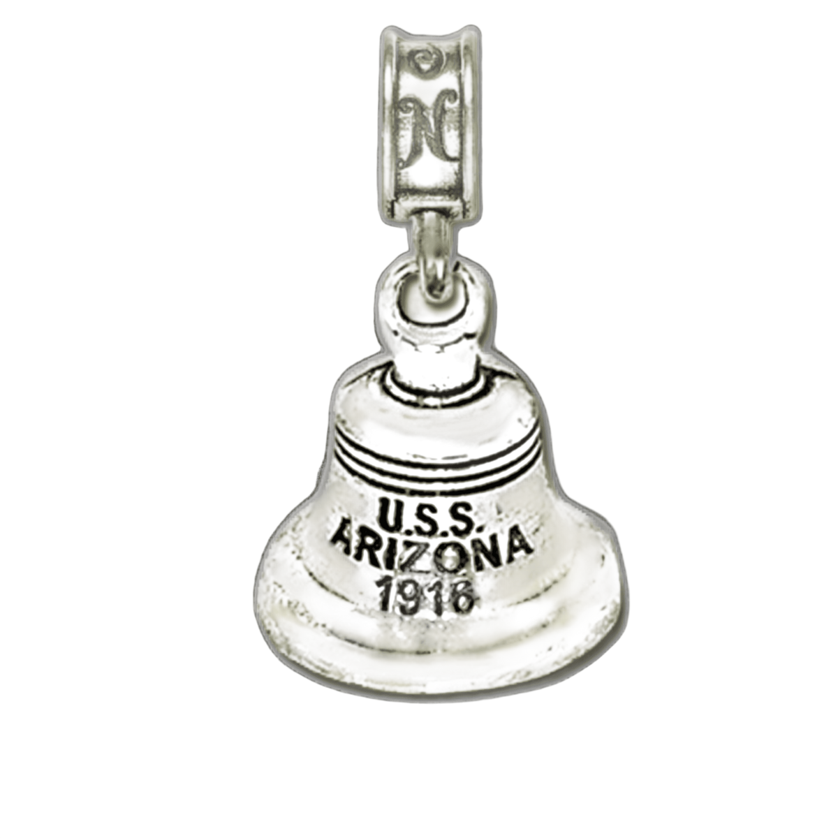 NS Pearl Harbor Arizona Bell Charm