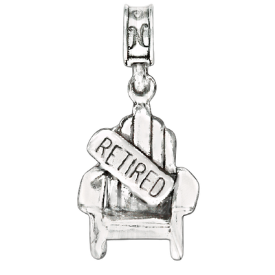 Retirement Adirondack Chair Charm