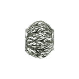 Waves of Grain Sterling Silver Charm