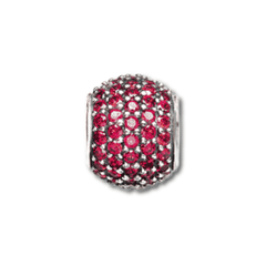  Jewelry, Military Gift Red Pave Bead