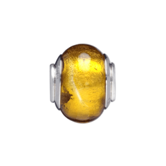 Military Jewelry, Military Charms, Military Gifts, Amber Glass Spacer