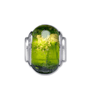 Military Jewelry, Military Charms, Military Gifts, Olive Green Glass Spacer