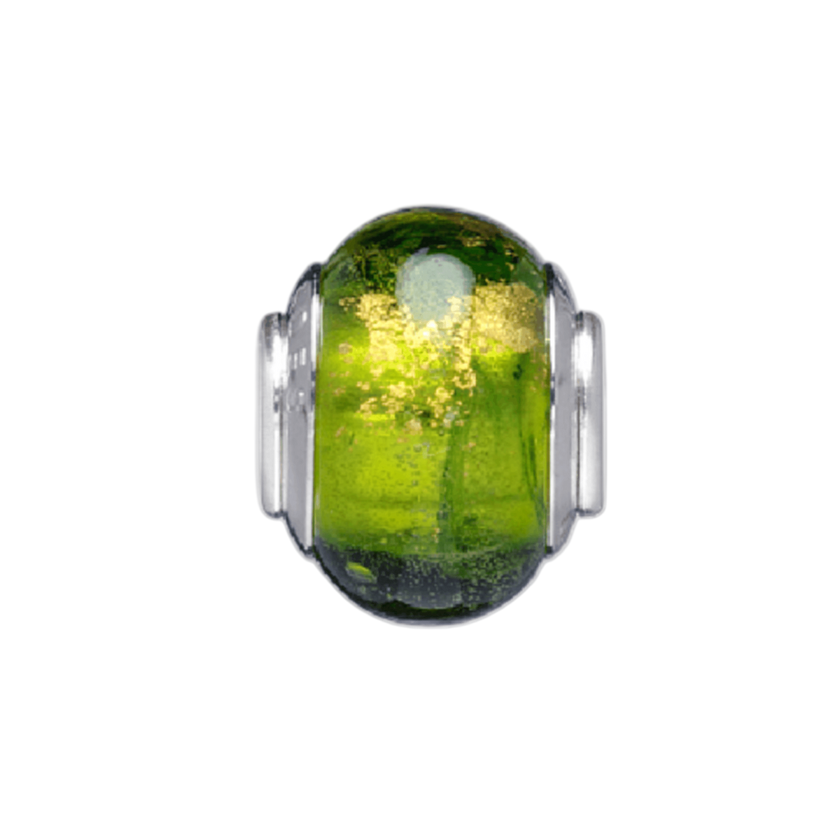 Mother Earth Olive Glass Bead Charm