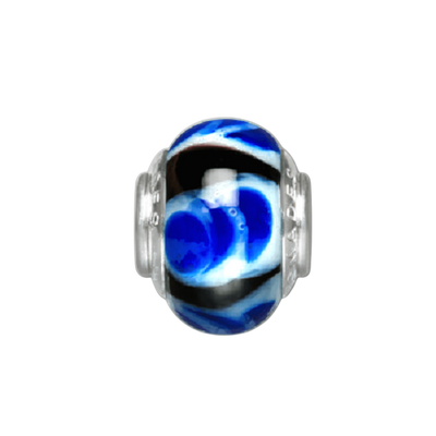 Seascape Glass Bead Charm