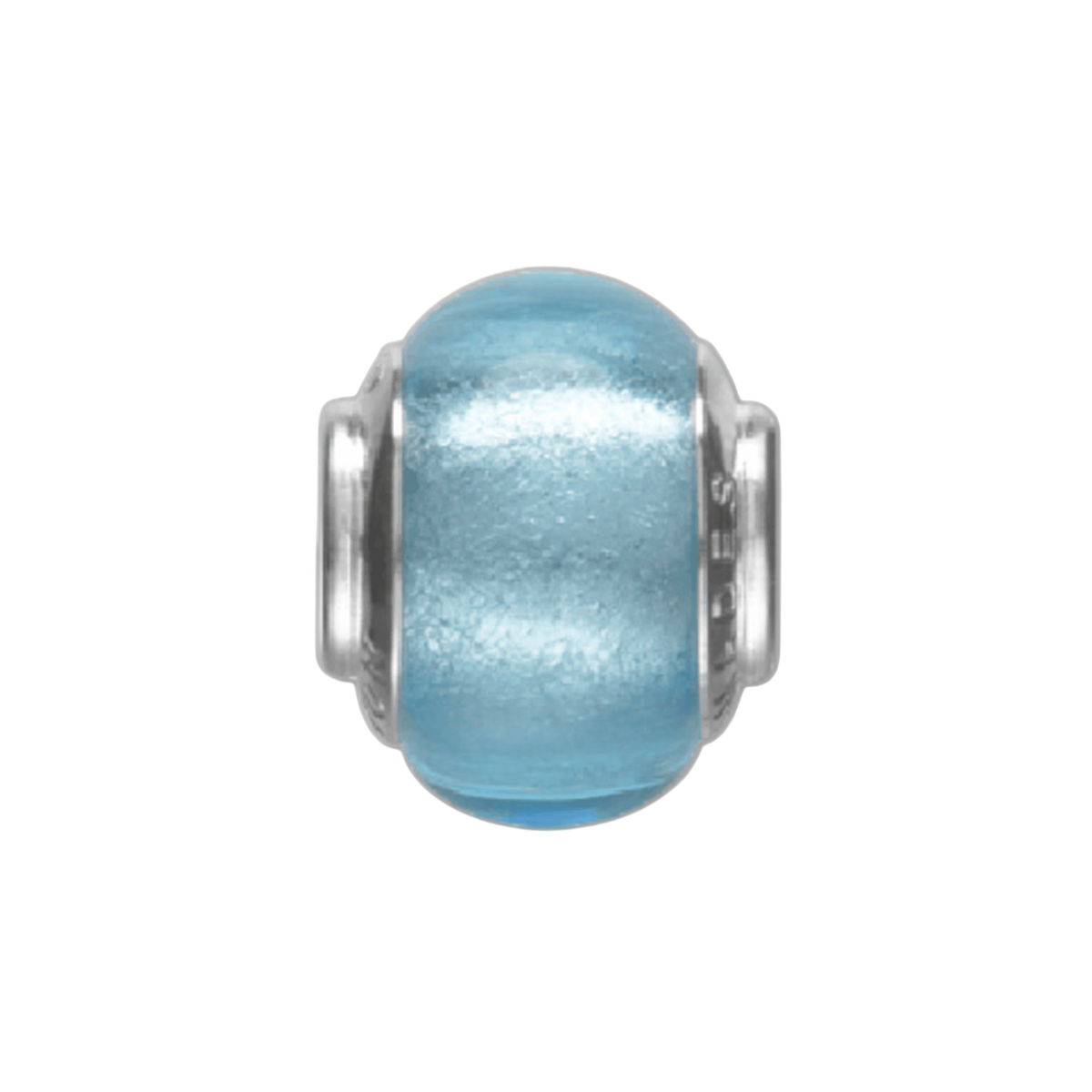 Arctic Ice Glass Bead Charm