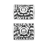 Military Jewelry, Military Charms, Military Gifts, United States Coast Guard, USCG Proud Coast Guard Wife