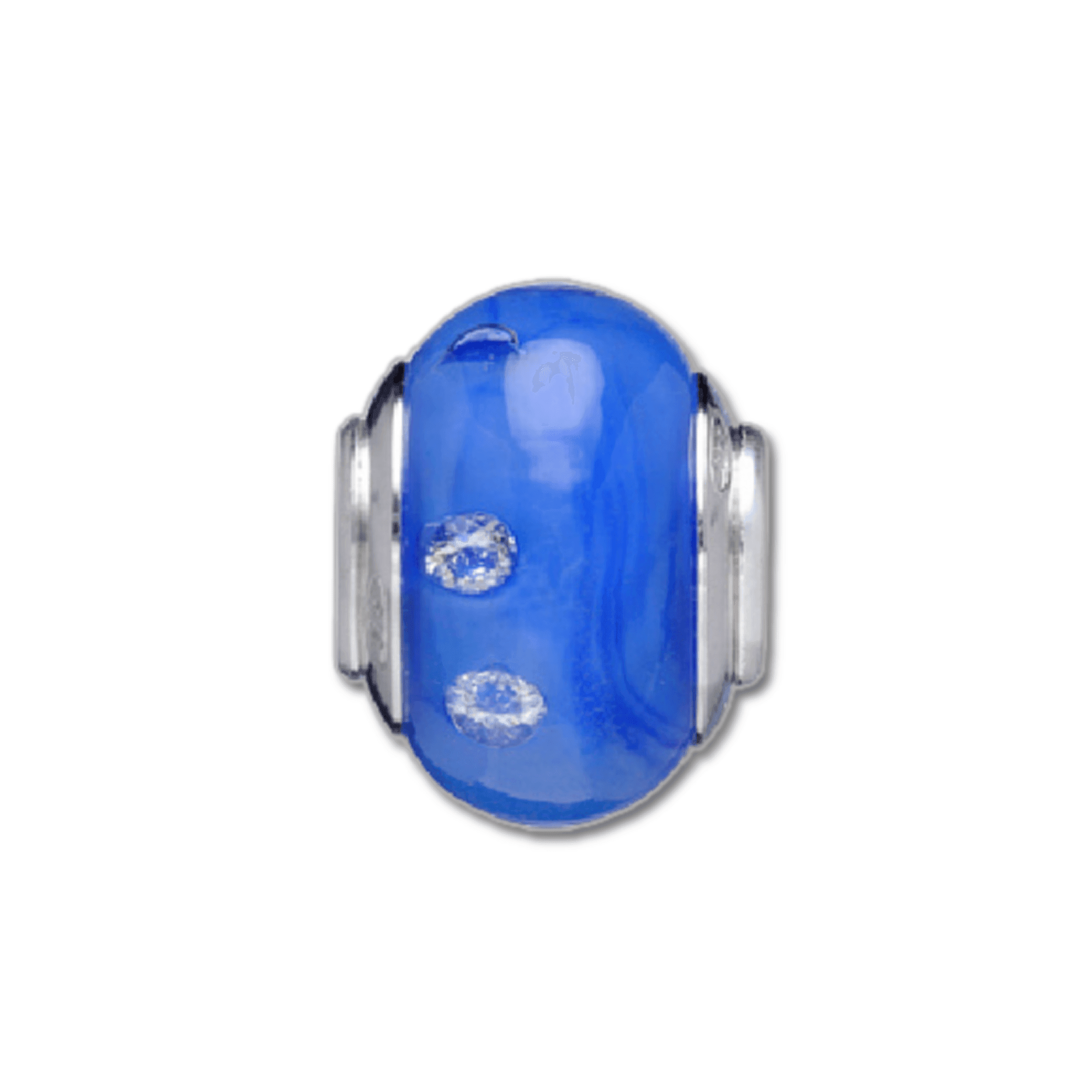 Blue Color My World Bead Charm
