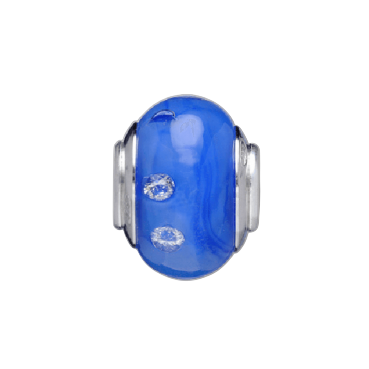 Blue Color My World Bead Charm