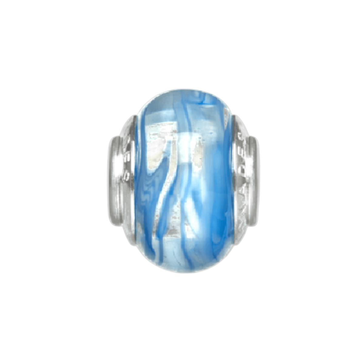 Cornflower Glass Bead Charm