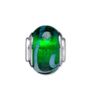 Military Jewelry, Military Charms, Military Gifts, Green Glass Spacer