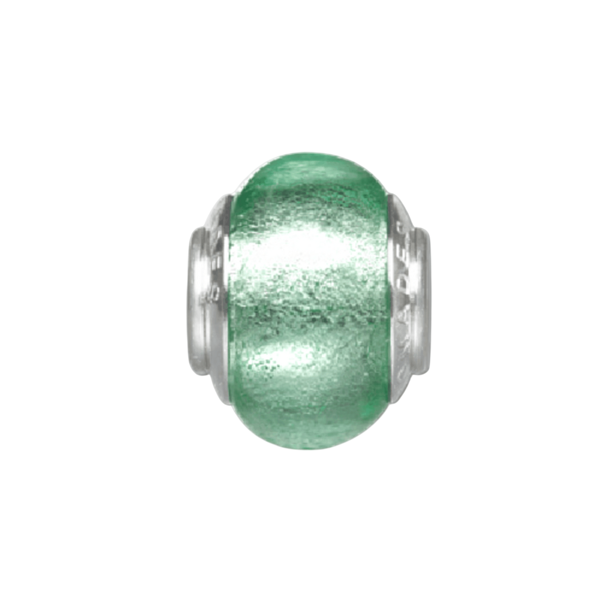 Gulf Green Glass Bead Charm