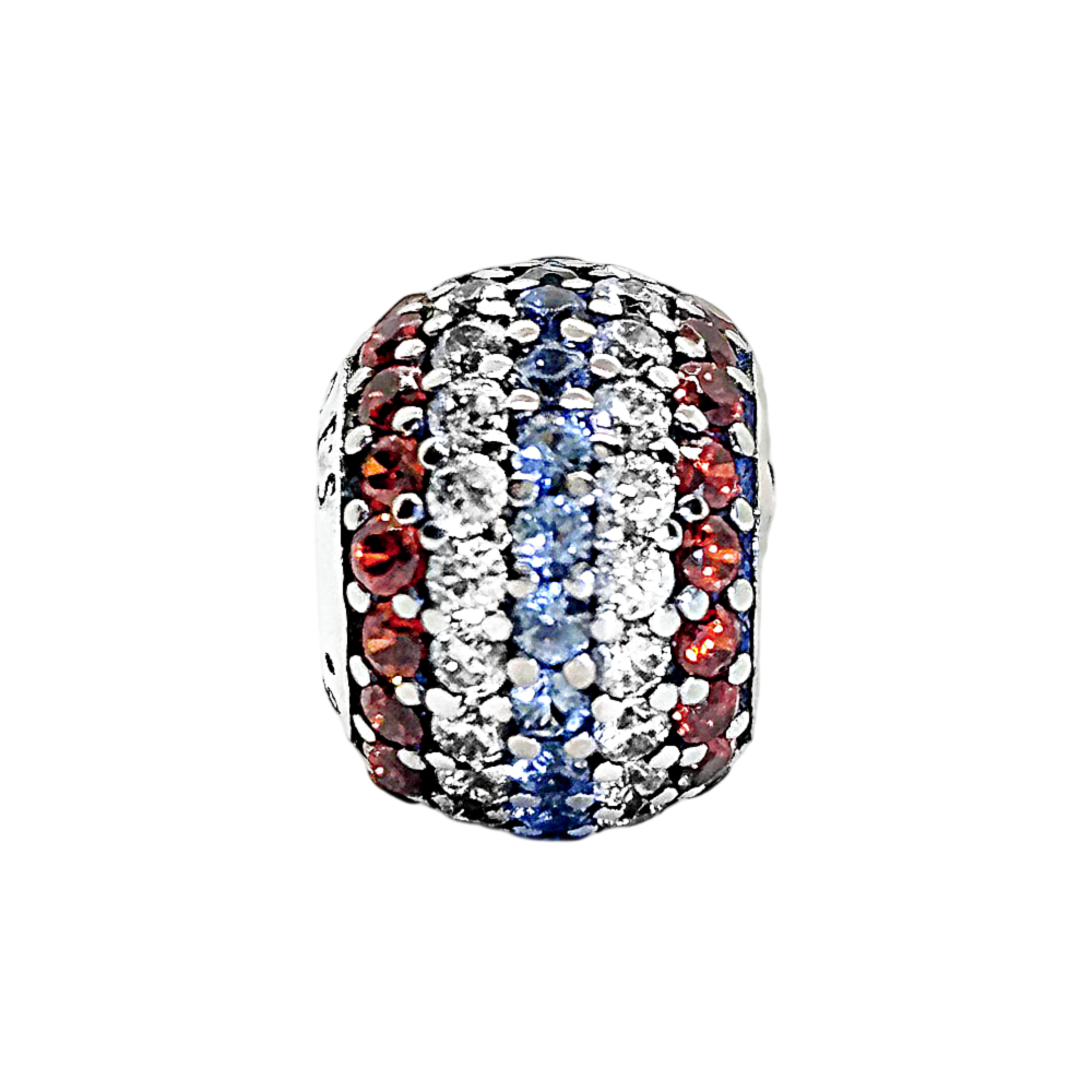 Coast Guard Petite Pave Spacer Bead
