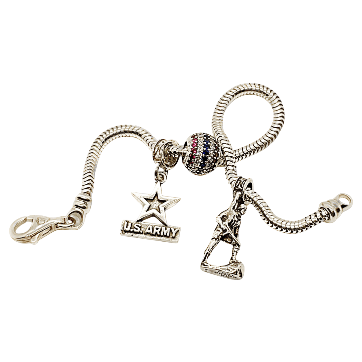 Fort Bragg Iron Mike Charm
