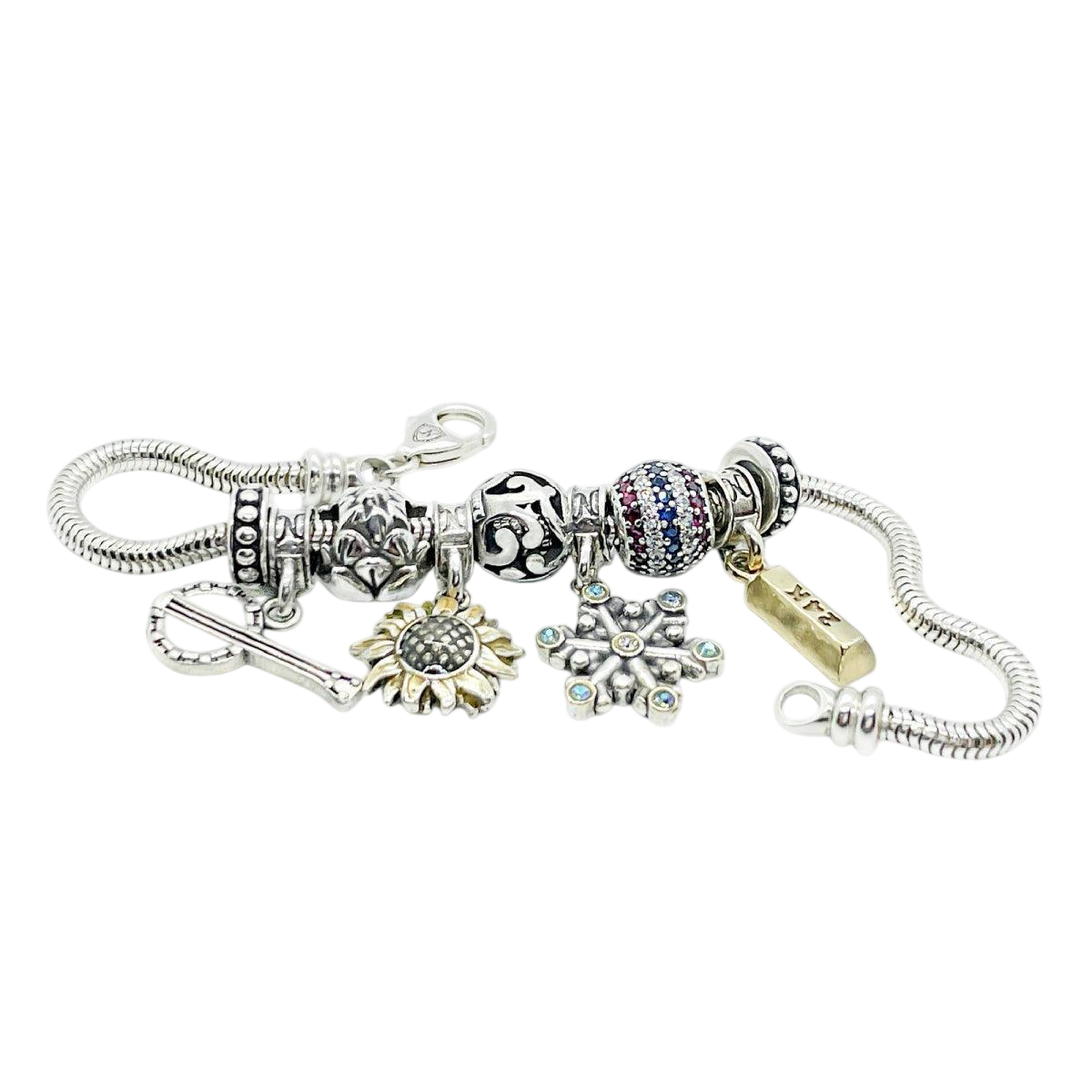 Fort Drum Snowflake Charm