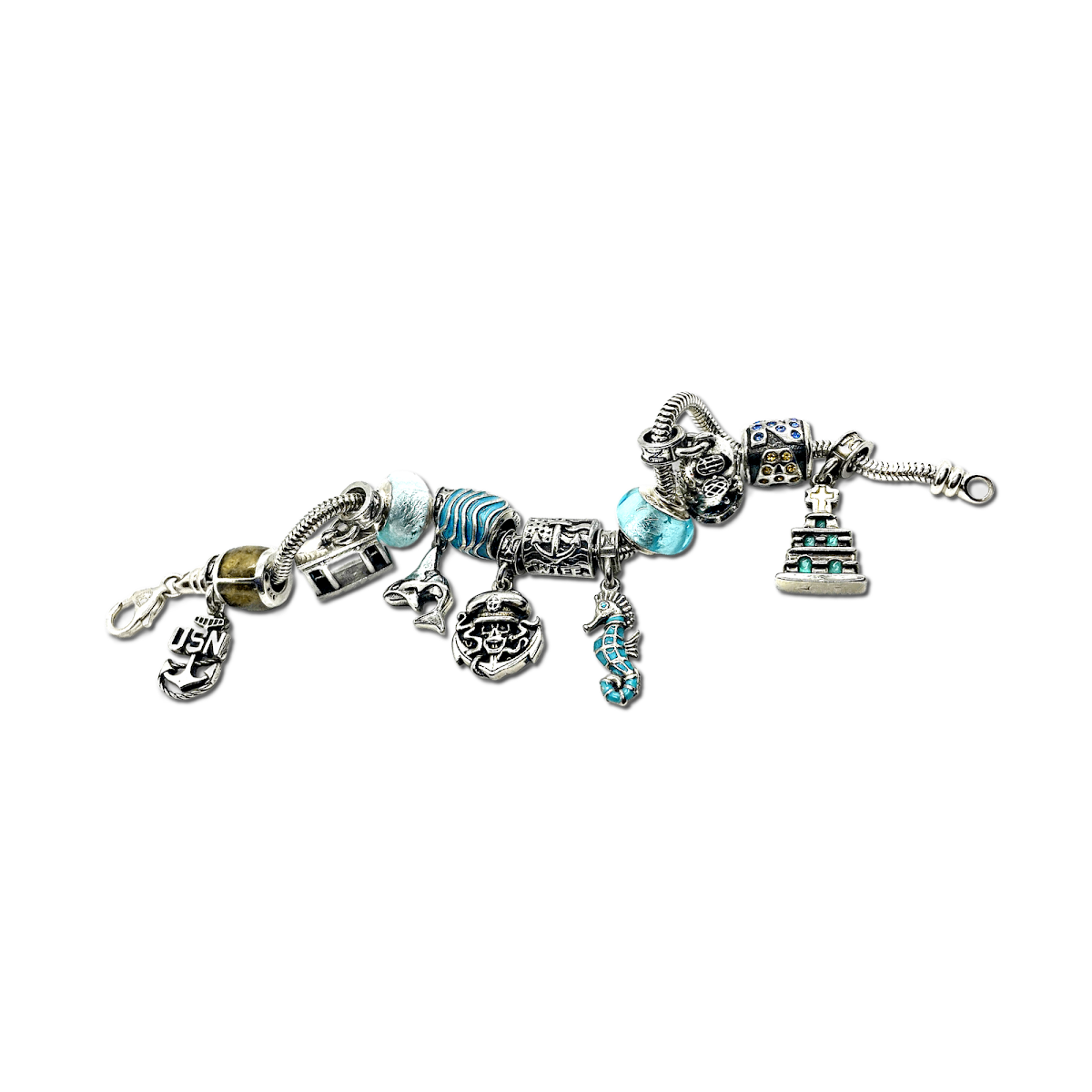 NS Mayport Sea Horse Charm