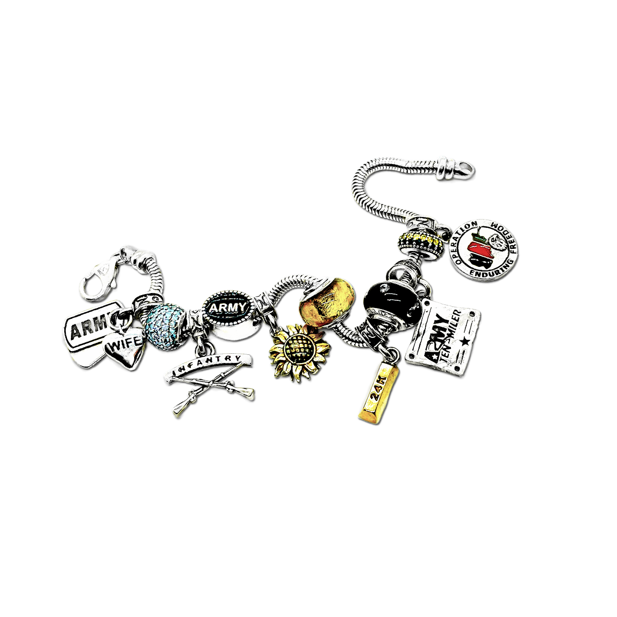 Infantry Badge Charm