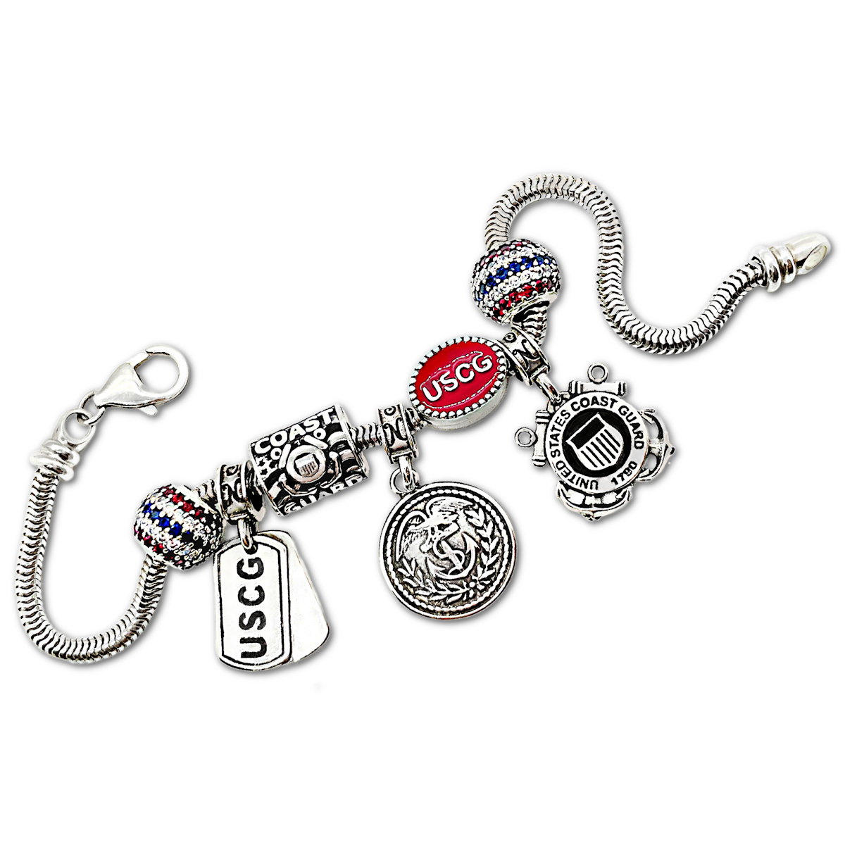 Proud Coast Guard Bead Charm