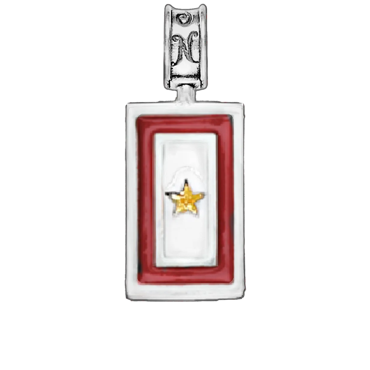 Gold Star Flag Charm