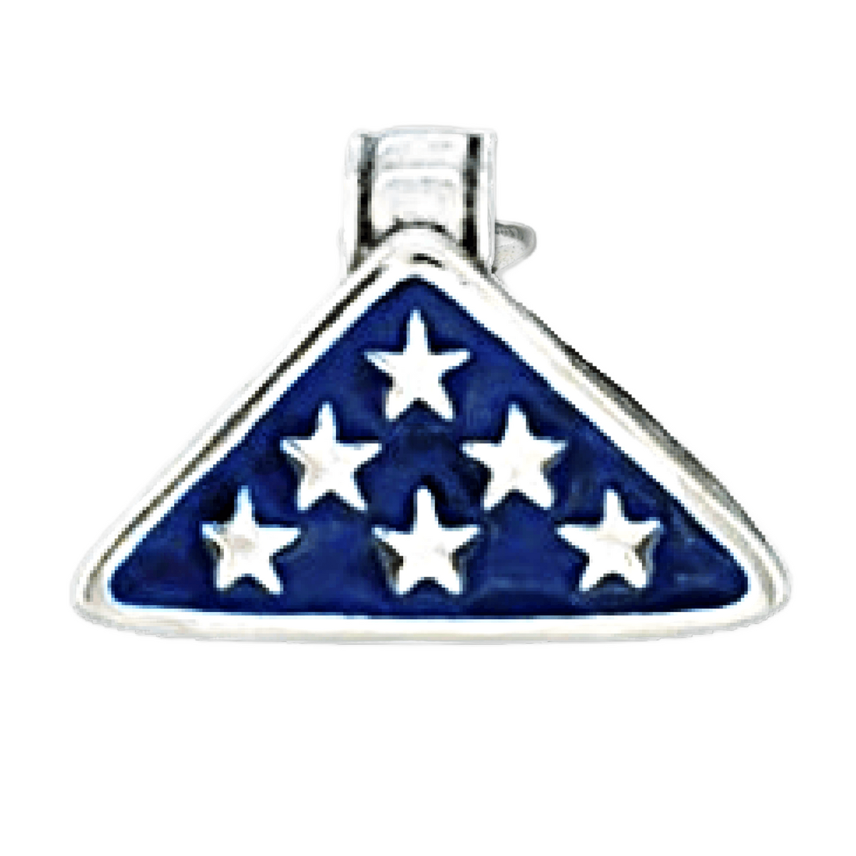 In Honor of (Folded Flag) Bead Charm