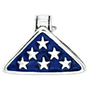 In Honor of (Folded Flag) Bead Charm