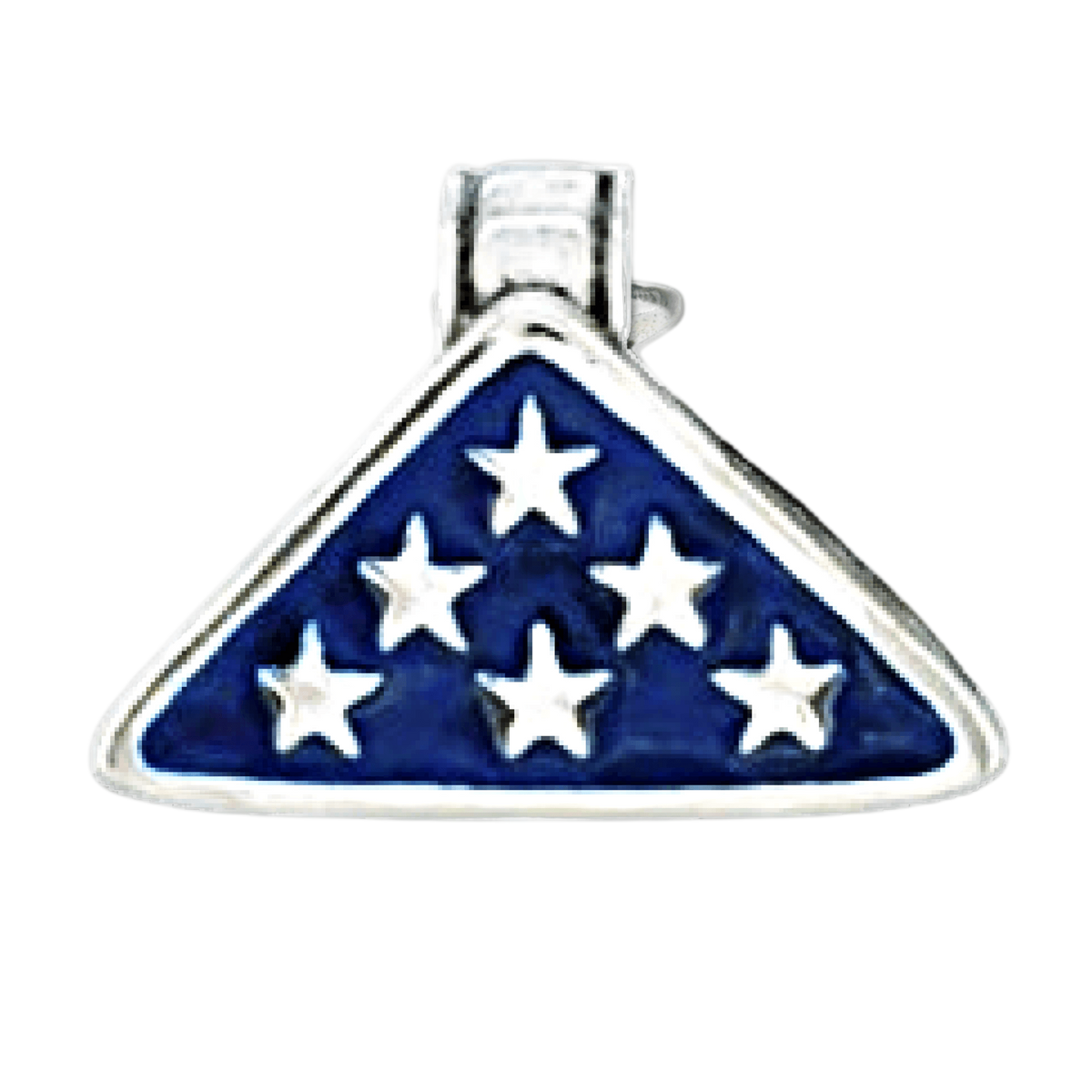In Honor of (Folded Flag) Bead Charm