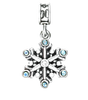 Fort Drum Snowflake Charm