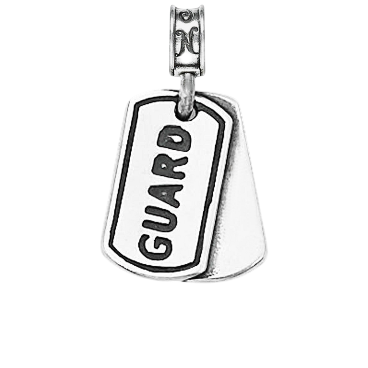 National Guard Dog Tag Charm