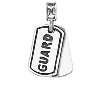 National Guard Dog Tag Charm