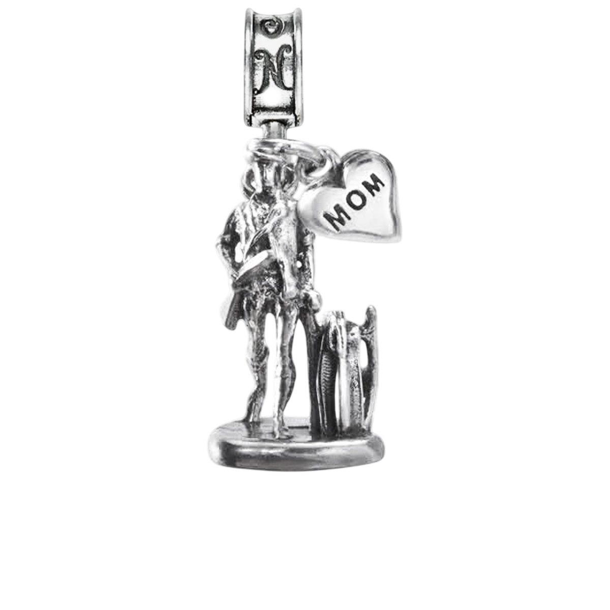 National Guard Emblem Charm with Mini Twinkle Charm