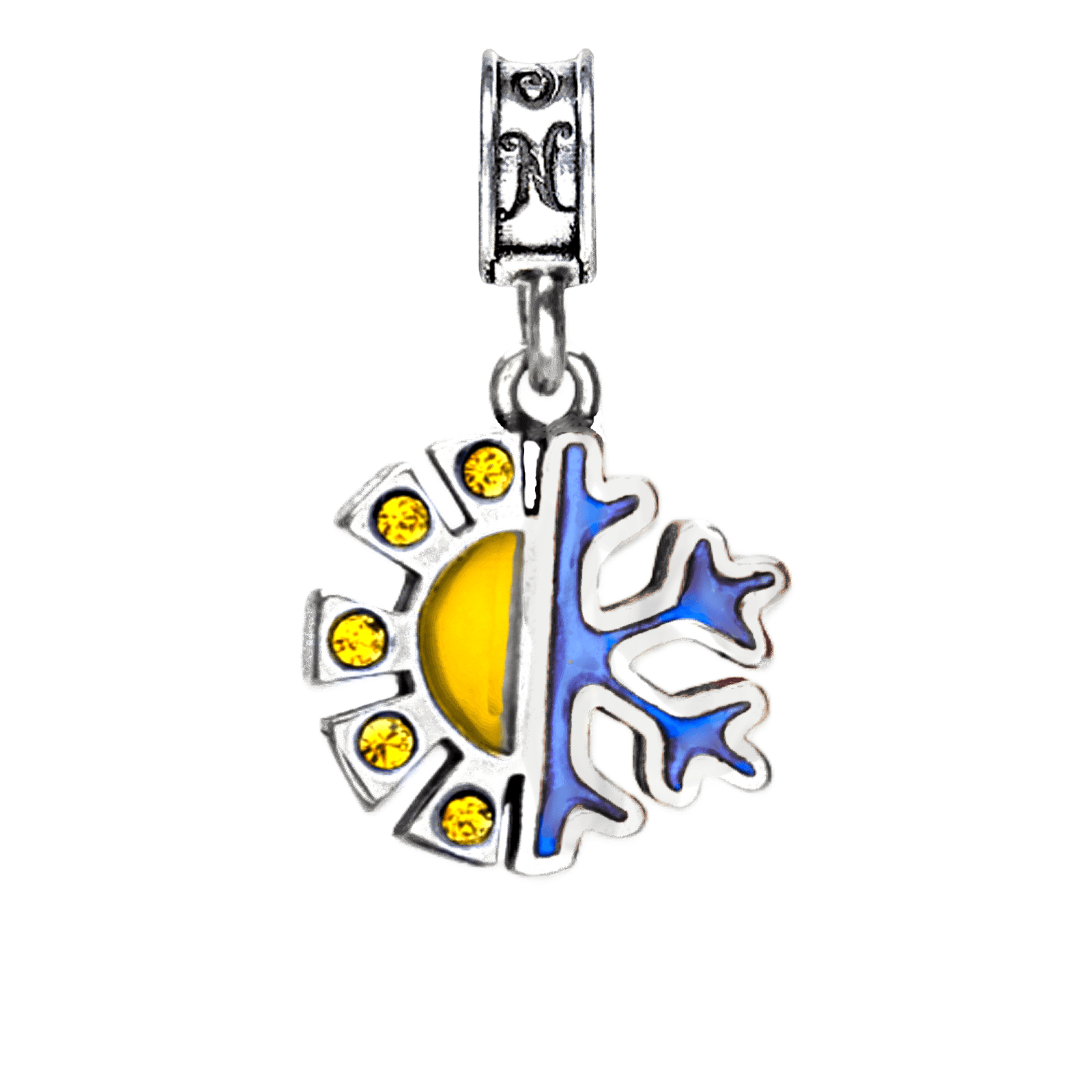 Grand Forks AFB Sunflake Charm