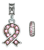 Breast Cancer Awareness, Pink Ribbon, Pink and White Spacer, October, Breast Cancer Awareness