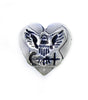 Navy Spacer Bead, Hero Heart Navy, USN bead