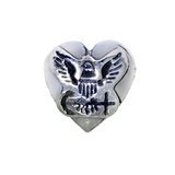 Navy Spacer Bead, Hero Heart Navy, USN bead