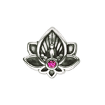 Military Jewelry, Military Charms, Military Gifts, Lotus Flower Charm, Intentional Spacer