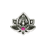 Military Jewelry, Military Charms, Military Gifts, Lotus Flower Charm, Intentional Spacer